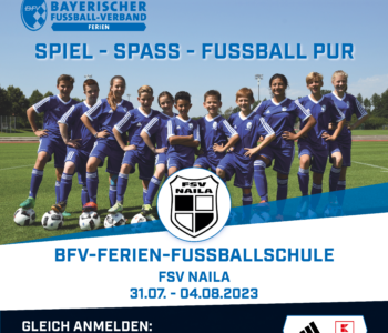 FSV Naila BFV Ferien Fußball-Schule